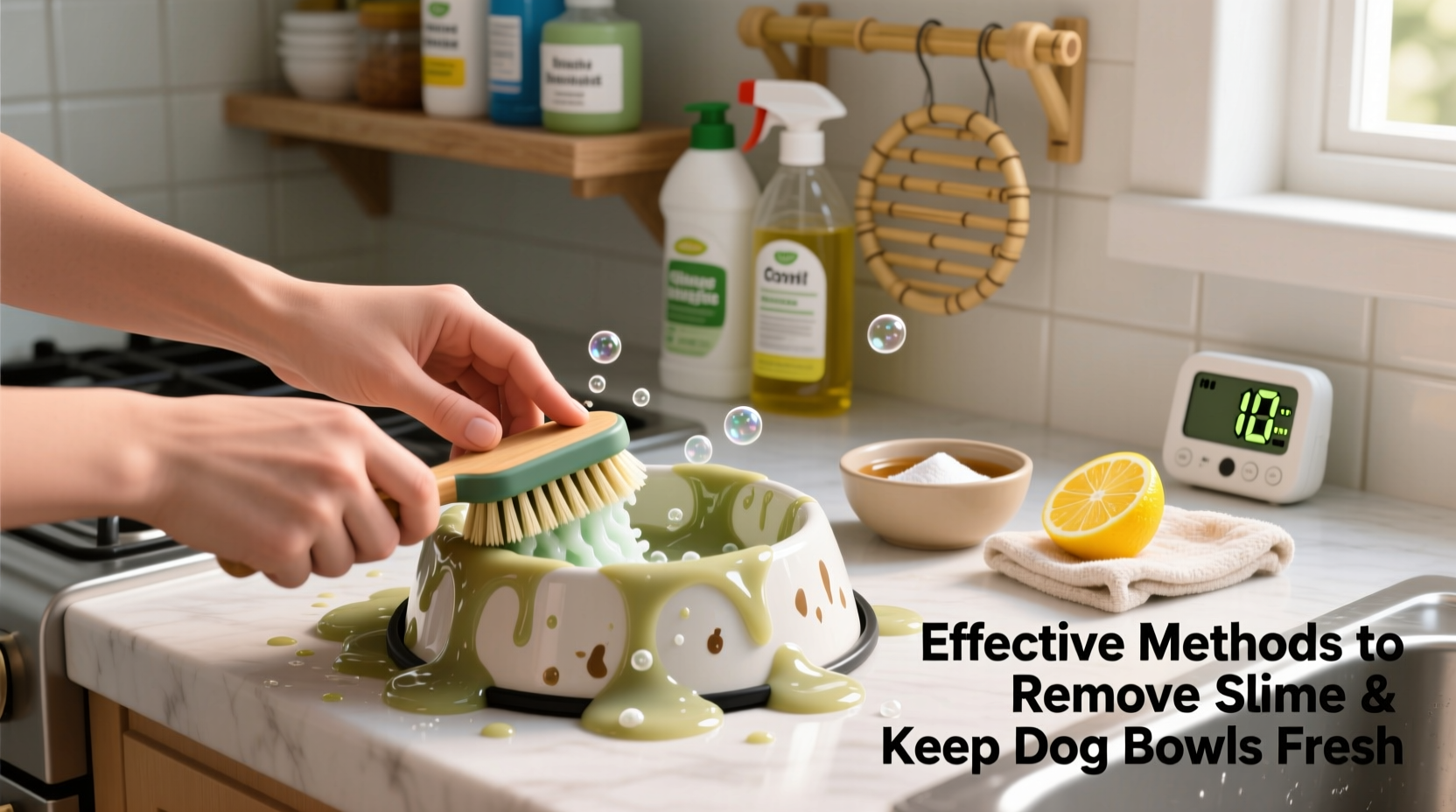 effective methods to remove slime from dog bowls and keep them fresh