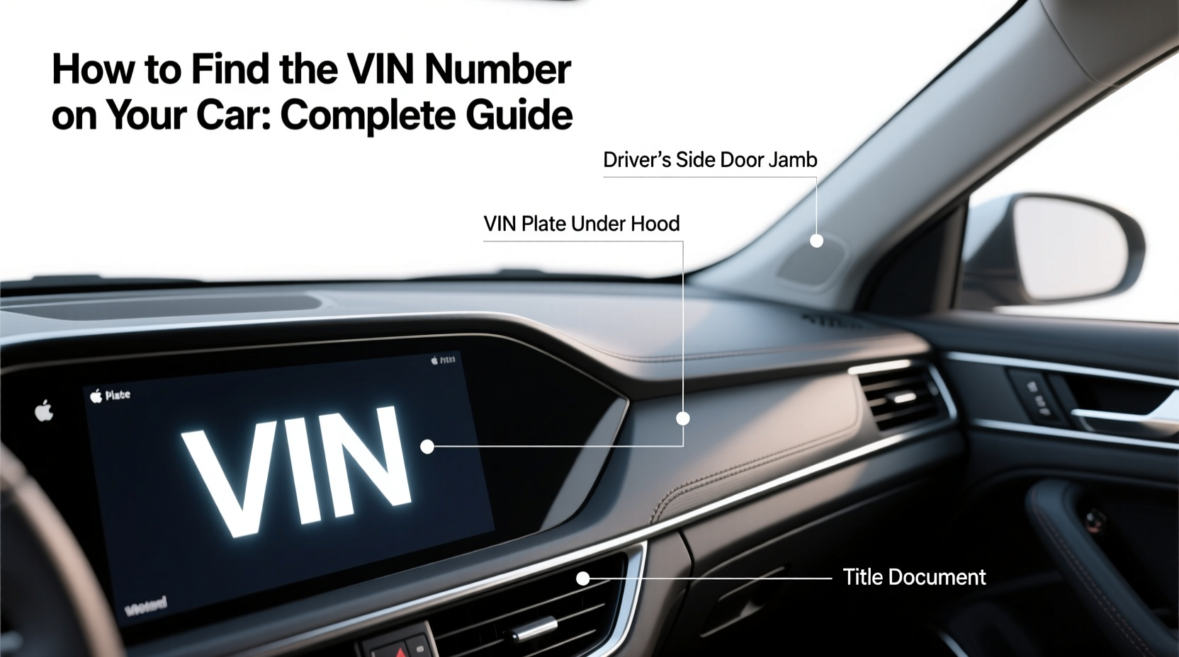 how do i find the vin number on my car