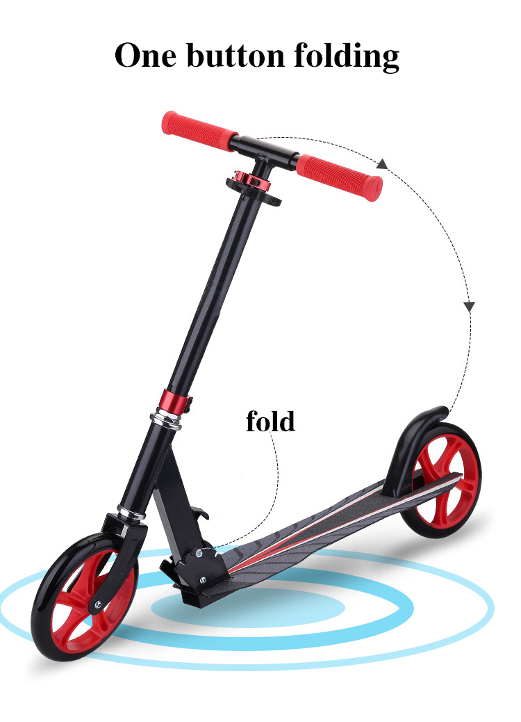 Quzoor factory direct wholesale kids kick scooter two wheel folding best kid scooter