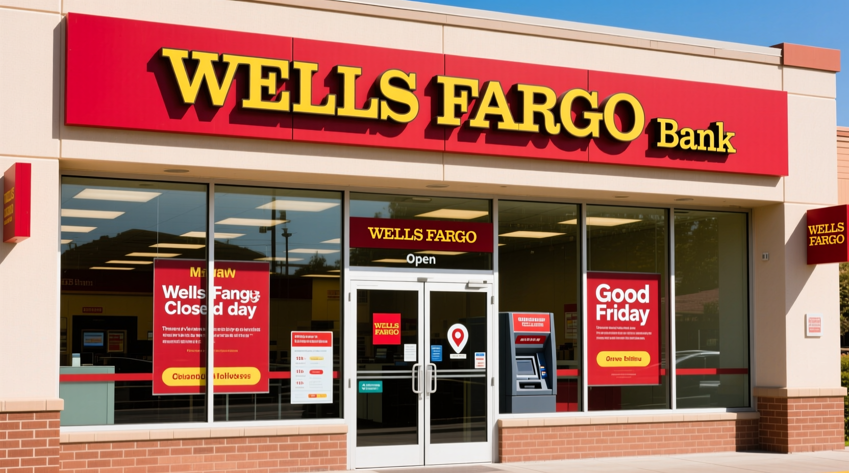 is wells fargo bank open on good friday