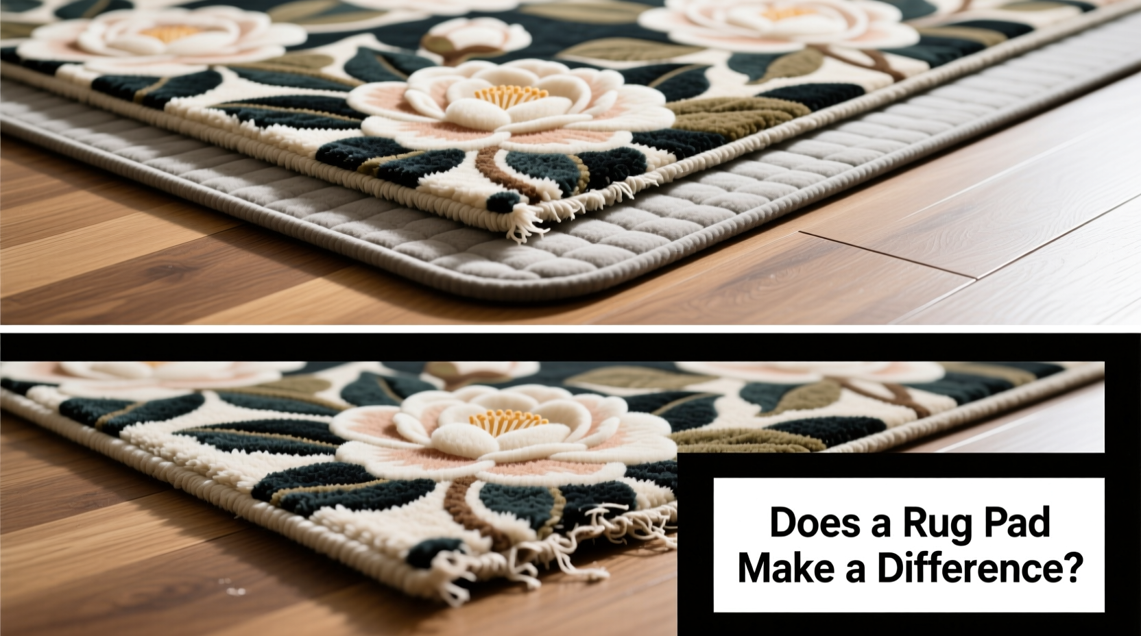 camellia rug vs area rug pad does adding a pad really make a difference