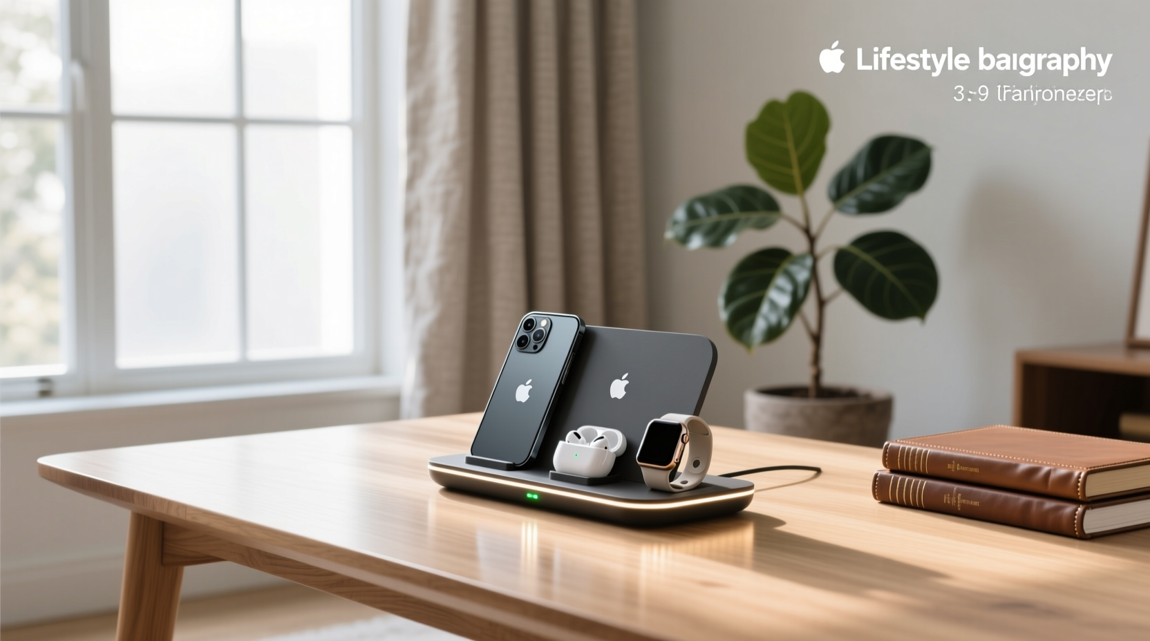 3-in-1 Foldable Charging Station for Apple Products Guide