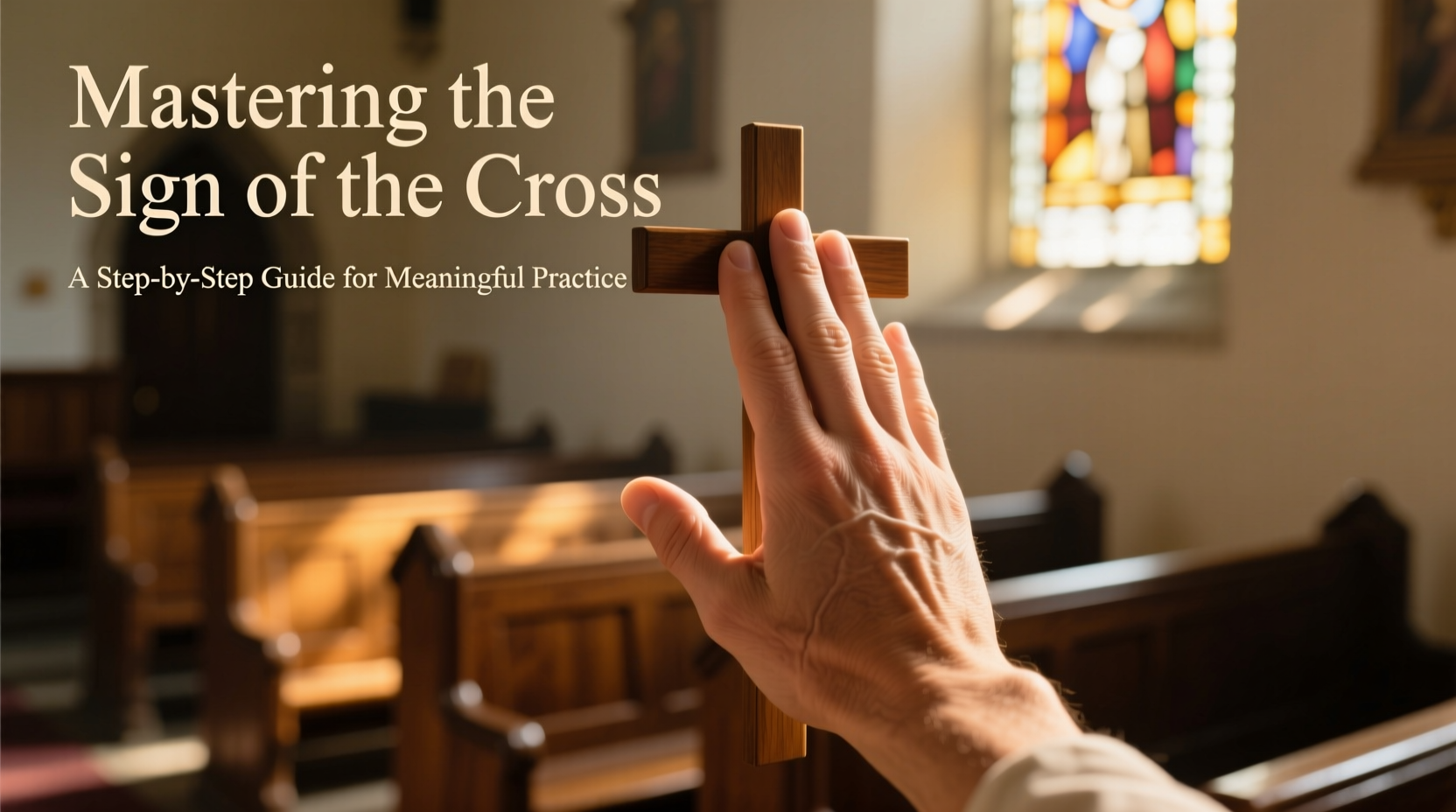 mastering the sign of the cross a step by step guide for meaningful practice