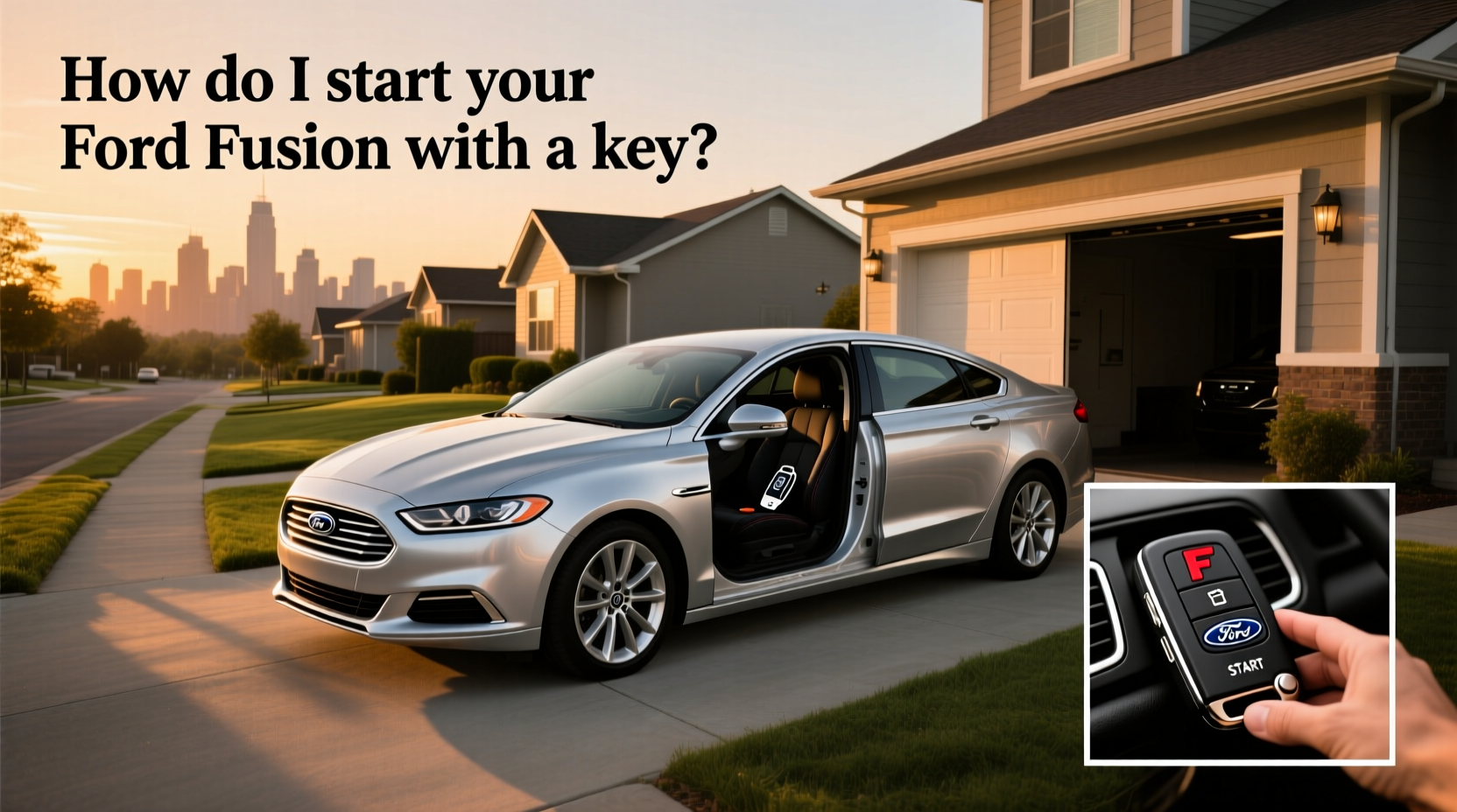 how to choose ford fusion key,How do I start my Ford Fusion with a key?