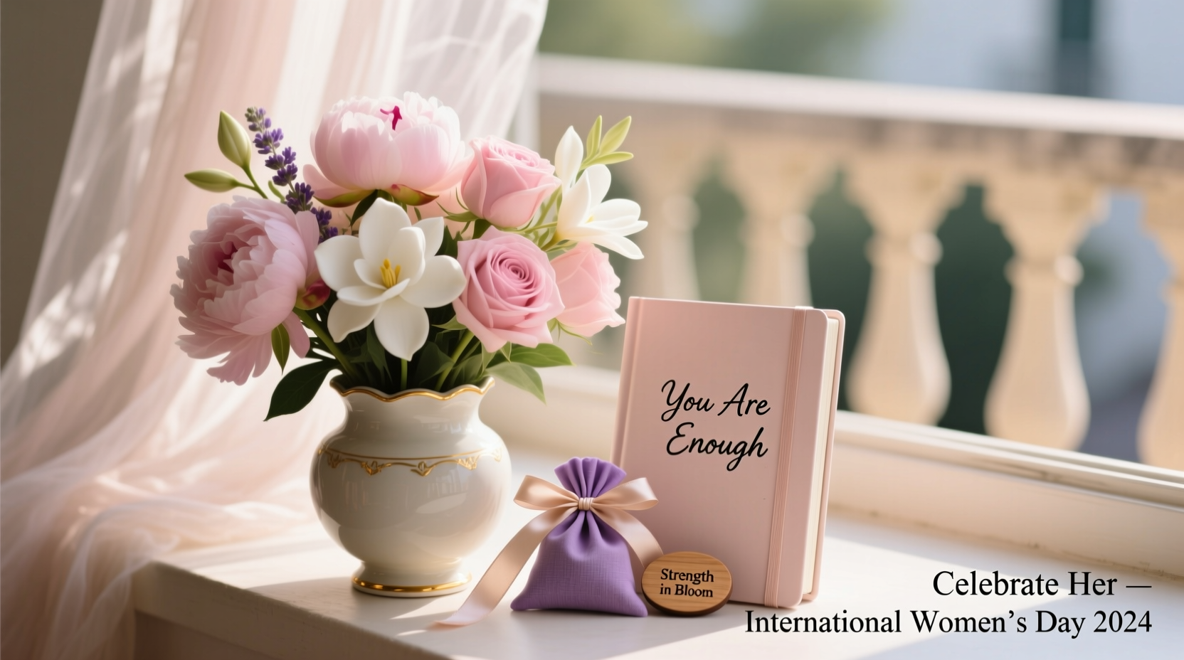 womens day flower gift set
