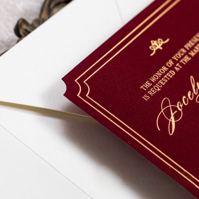 custom wedding invite