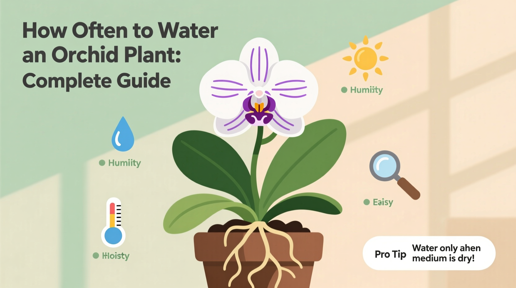 how often do you water a orchid plant
