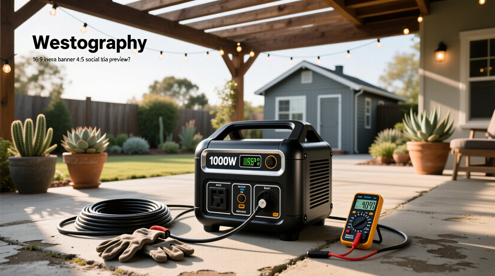 1000w inverter generator electric start guide