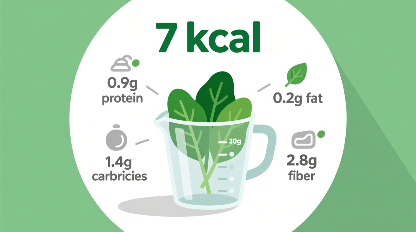 1 cup spinach calories