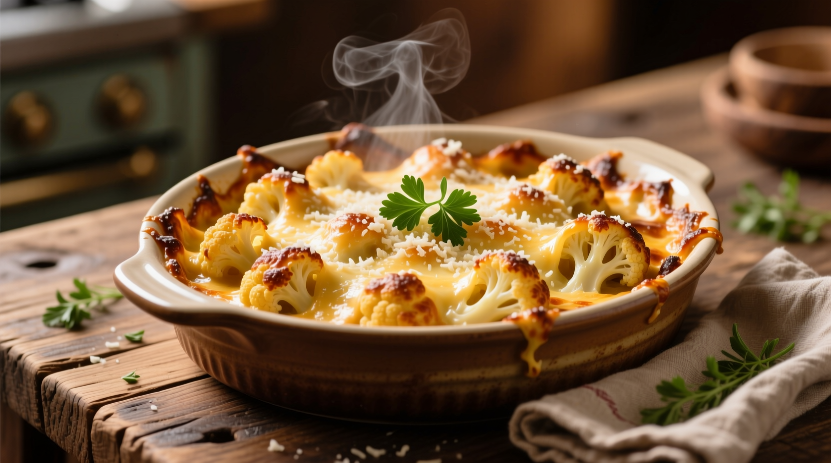cheese and cauliflower bake