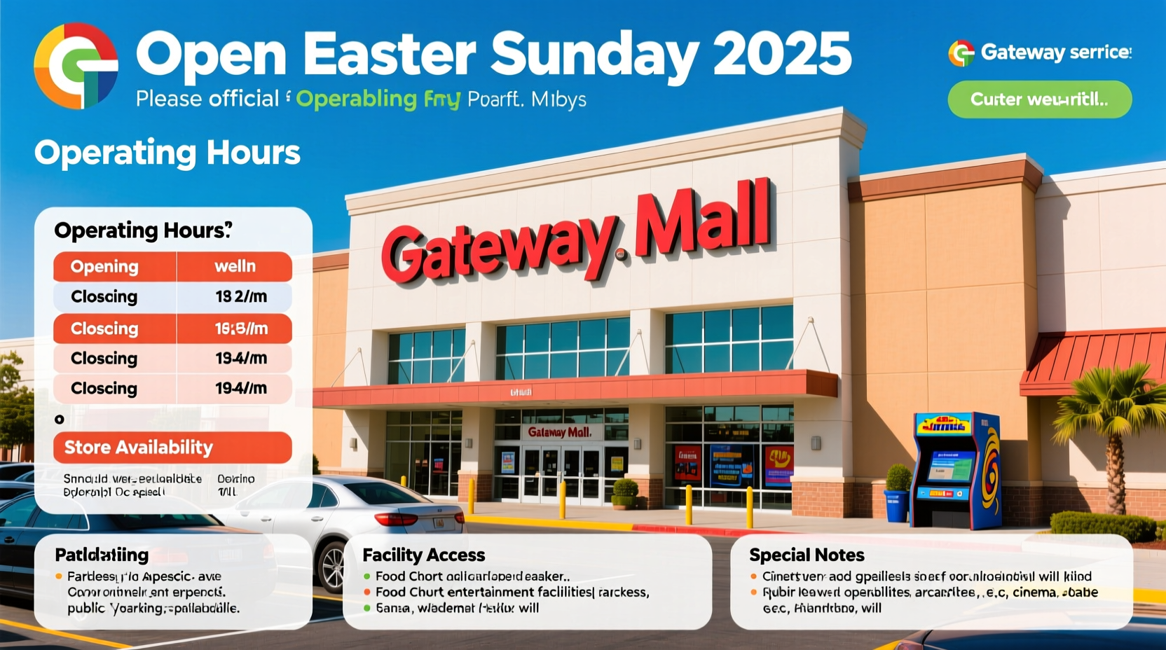 Is Gateway Mall Open on Easter Sunday 2025?