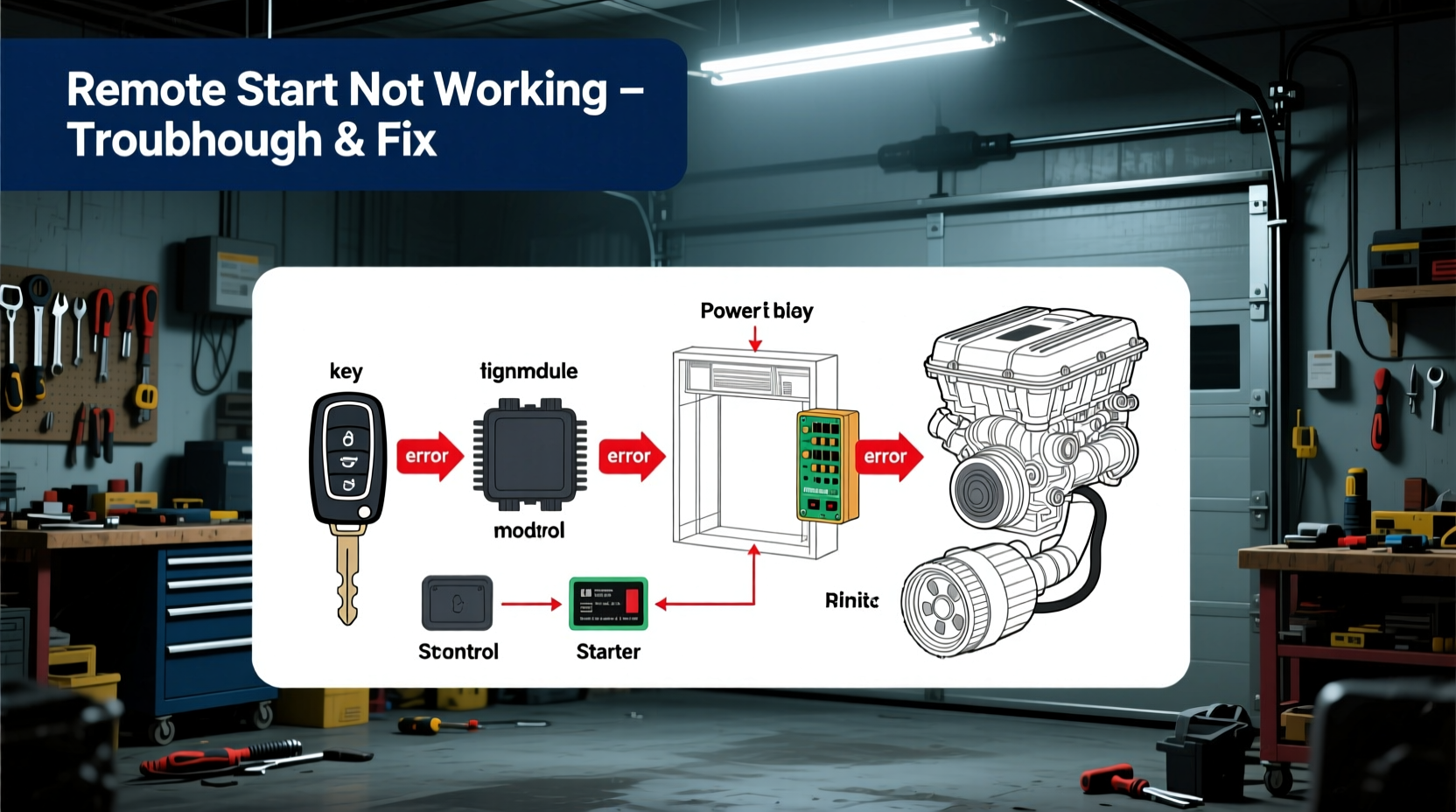 remote start not working troubleshoot fix auto start issues