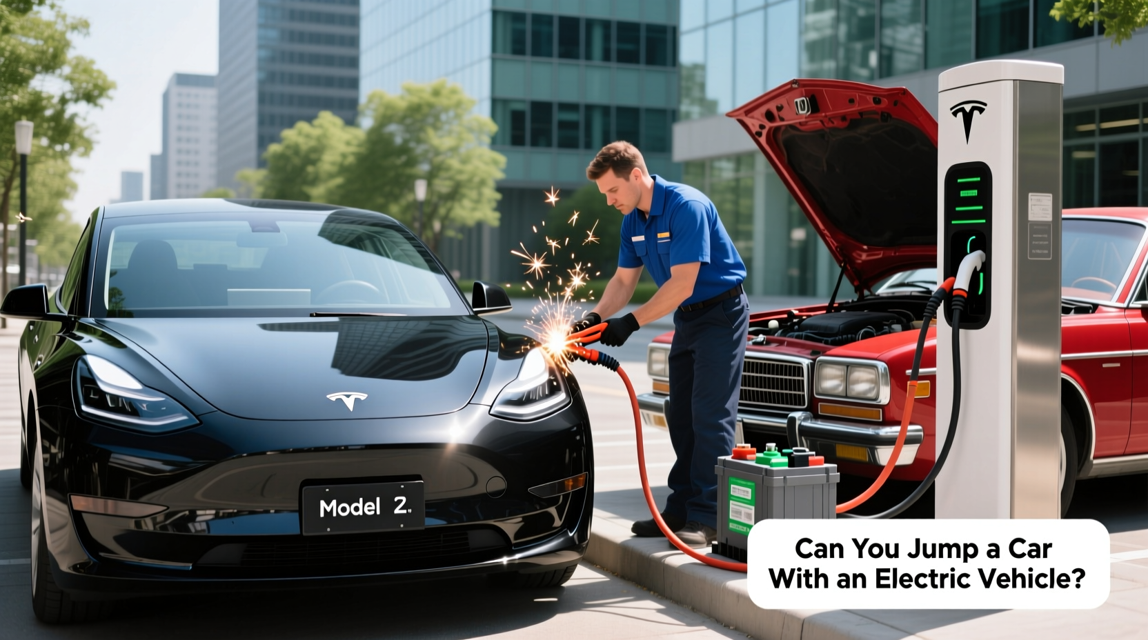 can you jump a car with an electric car