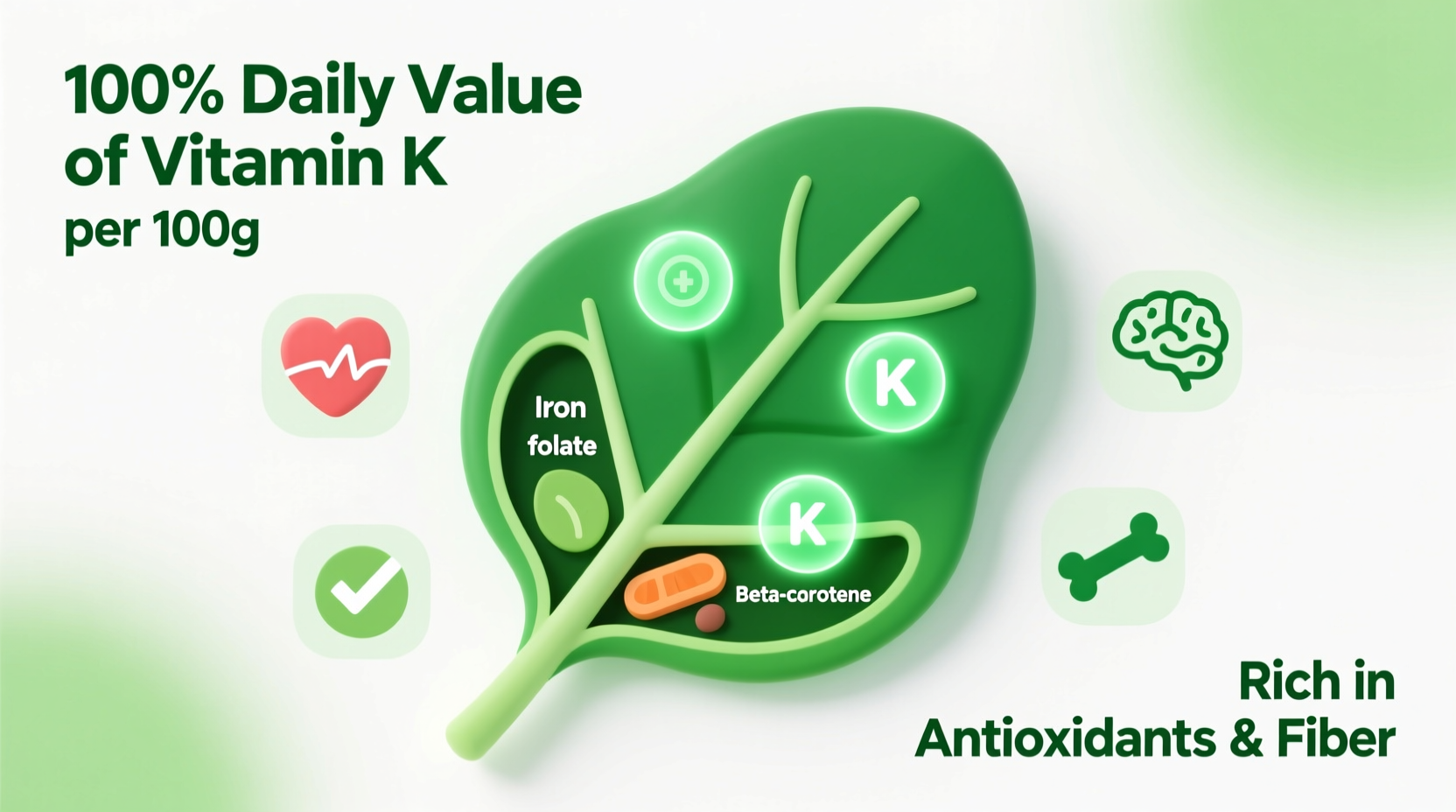 health benefits in spinach