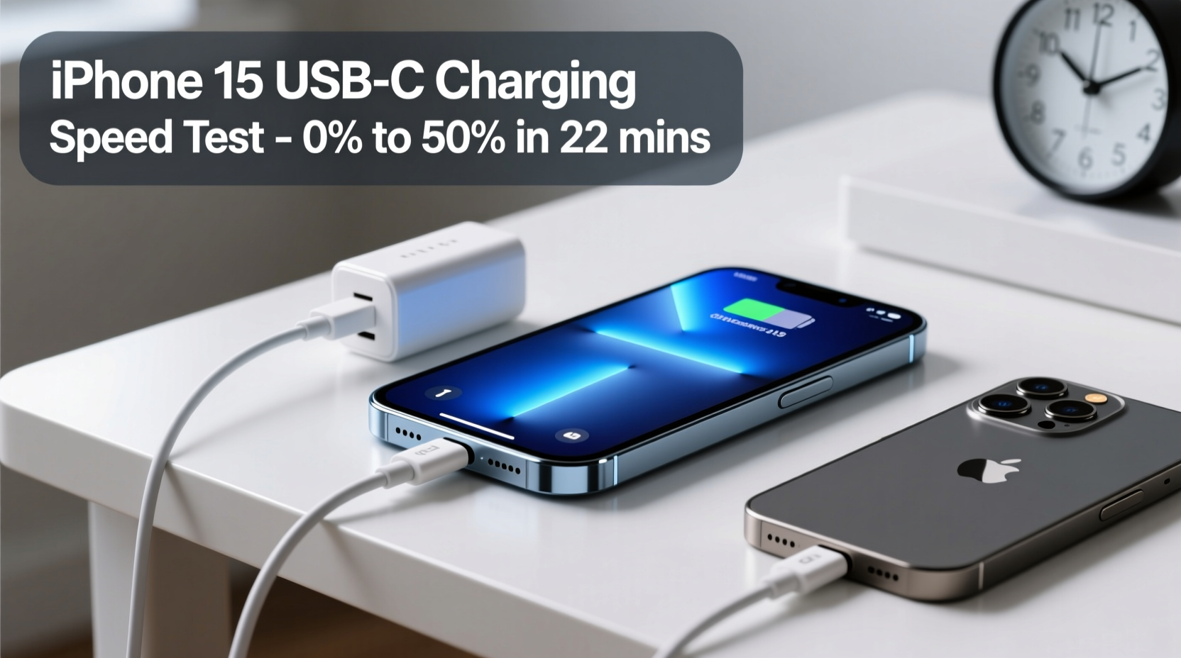 iphone 15 using usb c is charging actually faster than iphone 14