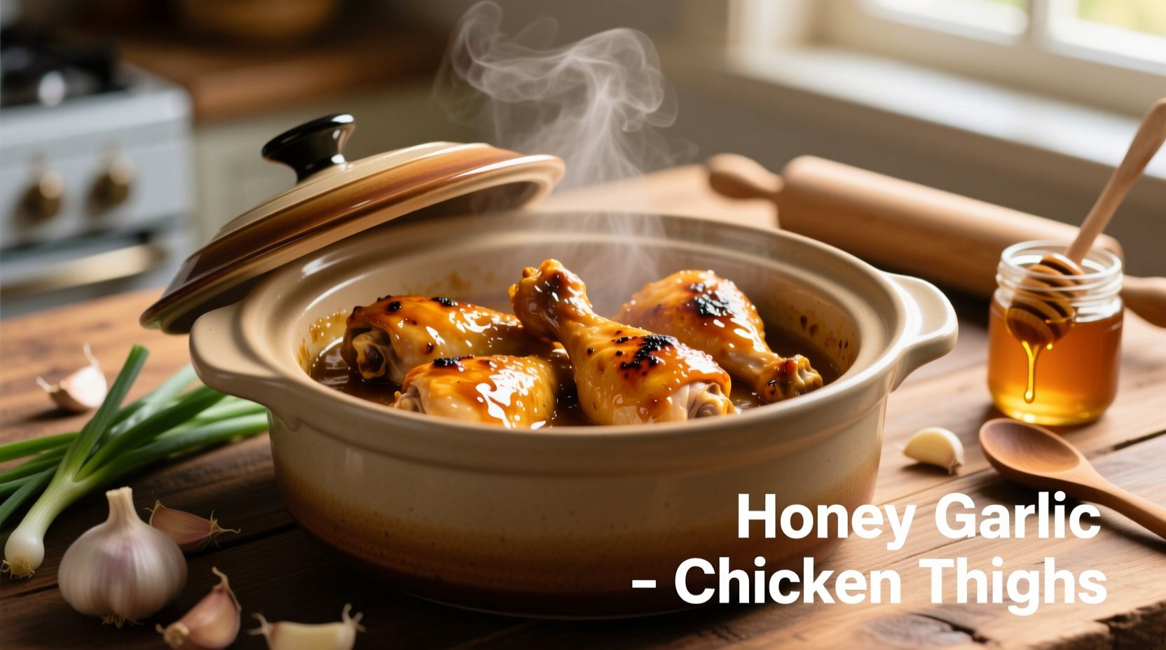 crock pot honey garlic chicken thighs
