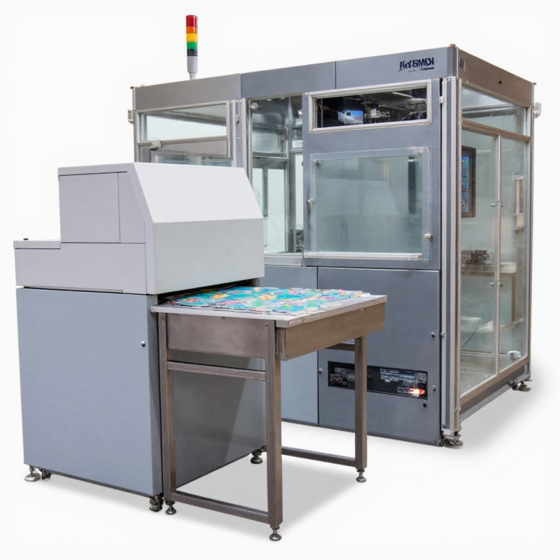 UV Interdeck for Komori Offset Printing Machines - Compact desktop UV rotary printer for vibrant, efficient printing shops.