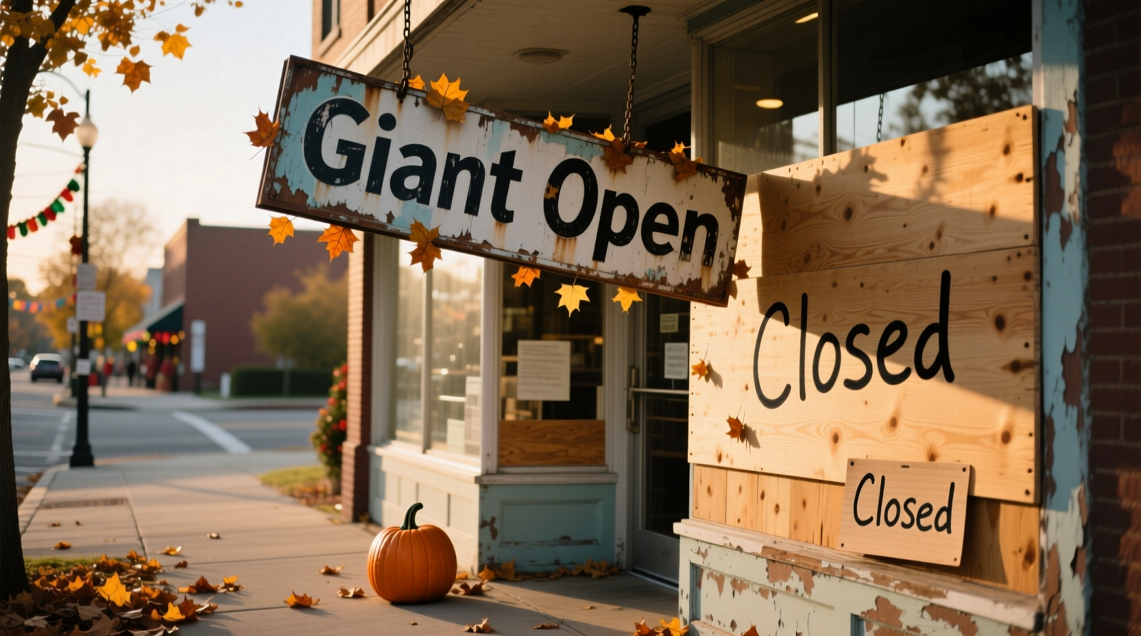 is giant open on thanksgiving day