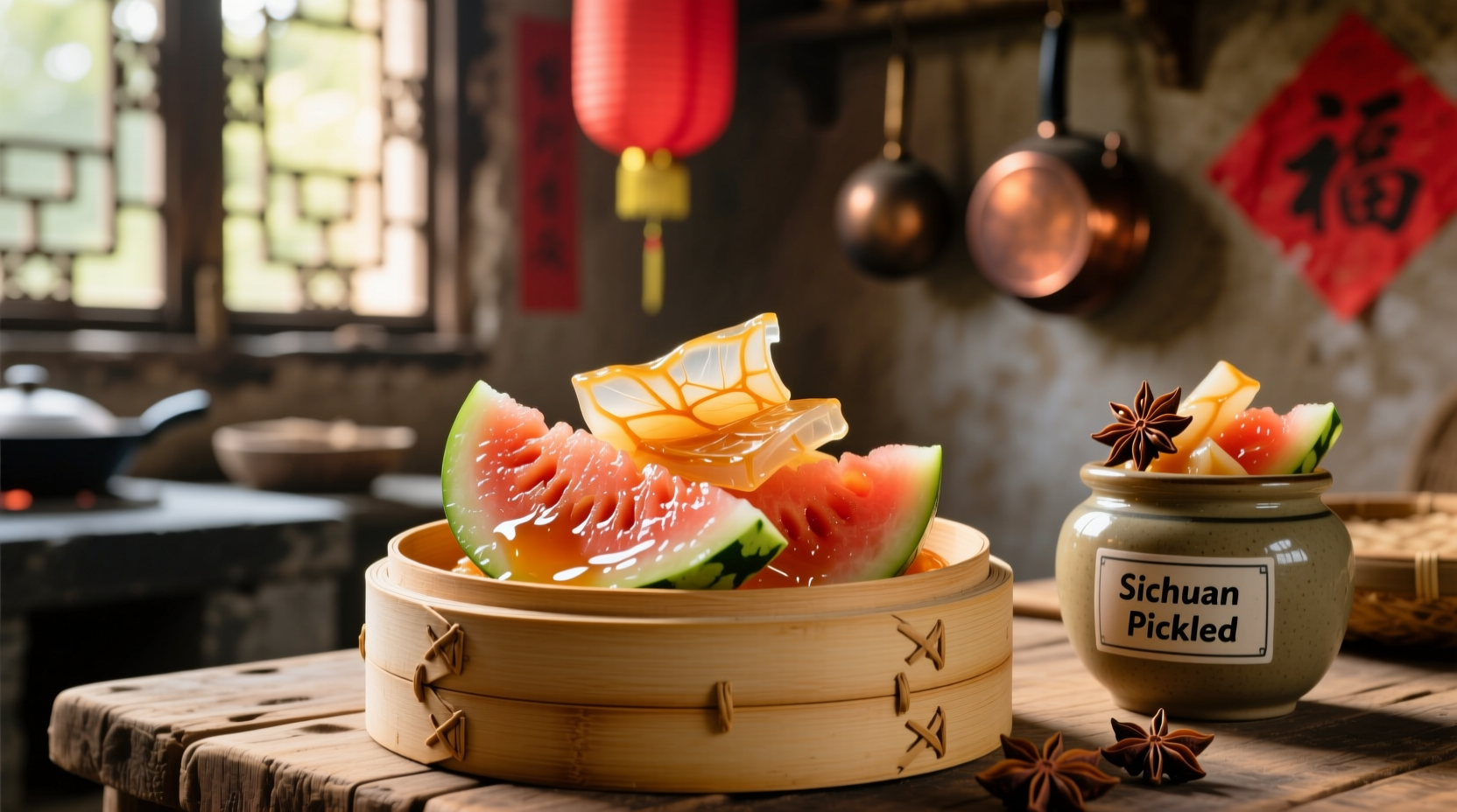 pickled watermelon rind