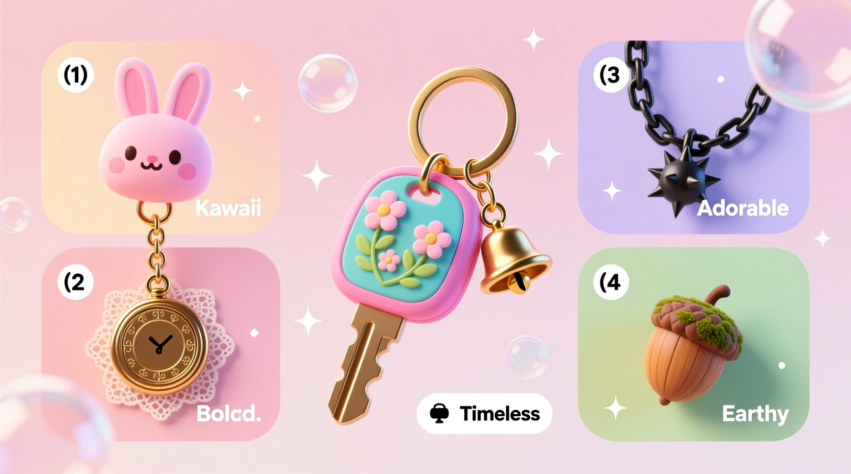ultimate guide to picking the perfect cute car keychain accessory tailored to your style
