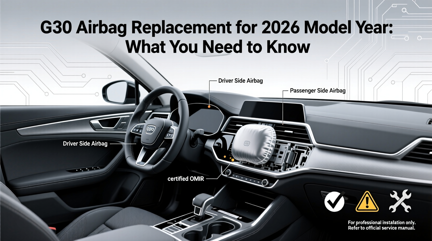g30 airbag replacement 2026
