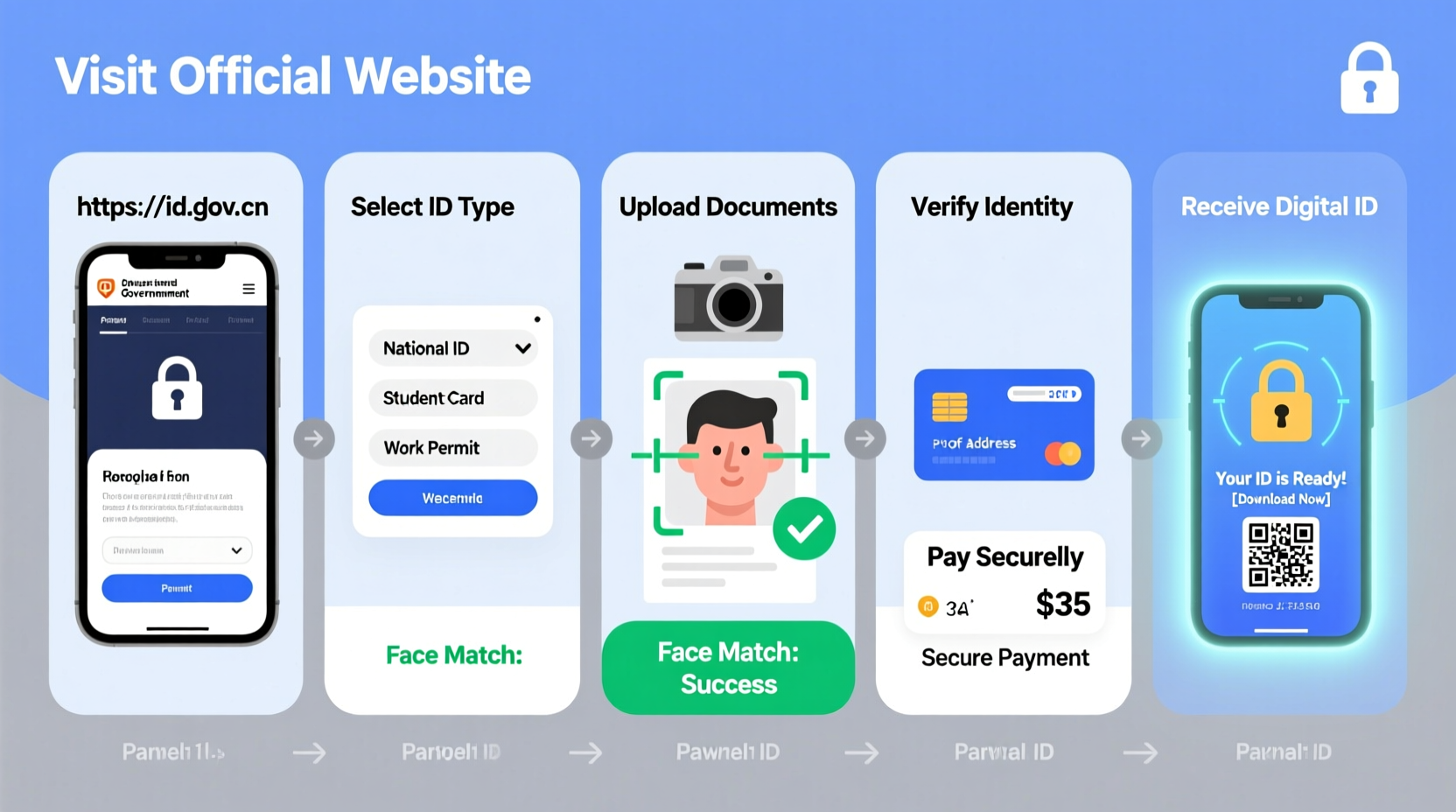 step by step guide to ordering an identification card online quickly and securely