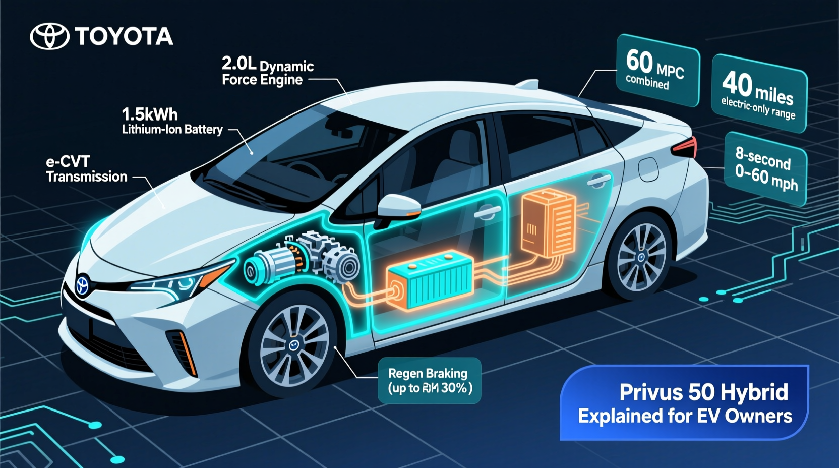 prius 50 hybrid explained ev owners