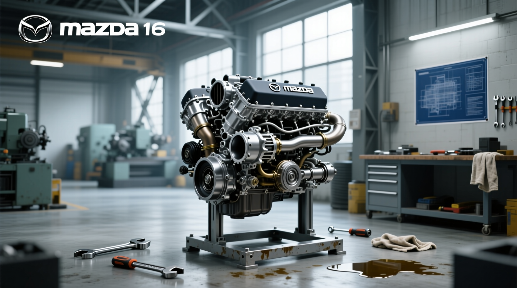 What cars have the Mazda B6 engine and how to identify it?