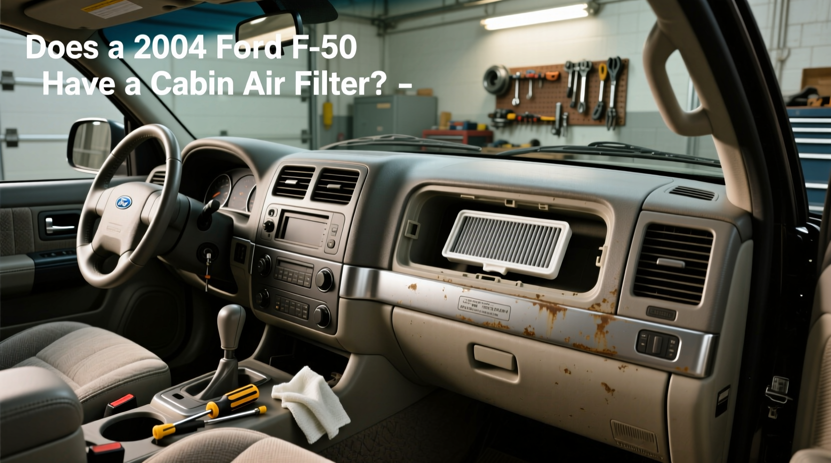 Aftermarket cabin air filter kit for 2004 Ford F150
