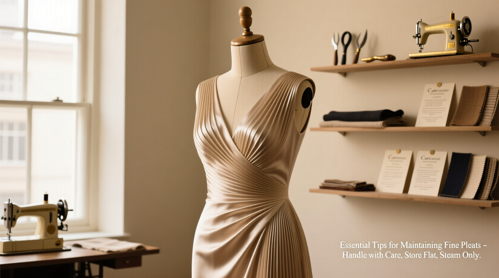 essential tips for maintaining and caring for fine pleats in dresses