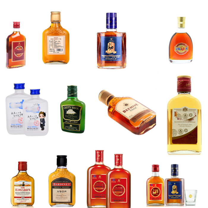 50ml 100ml mini liquor glass bottles filling capping machine labeling machine