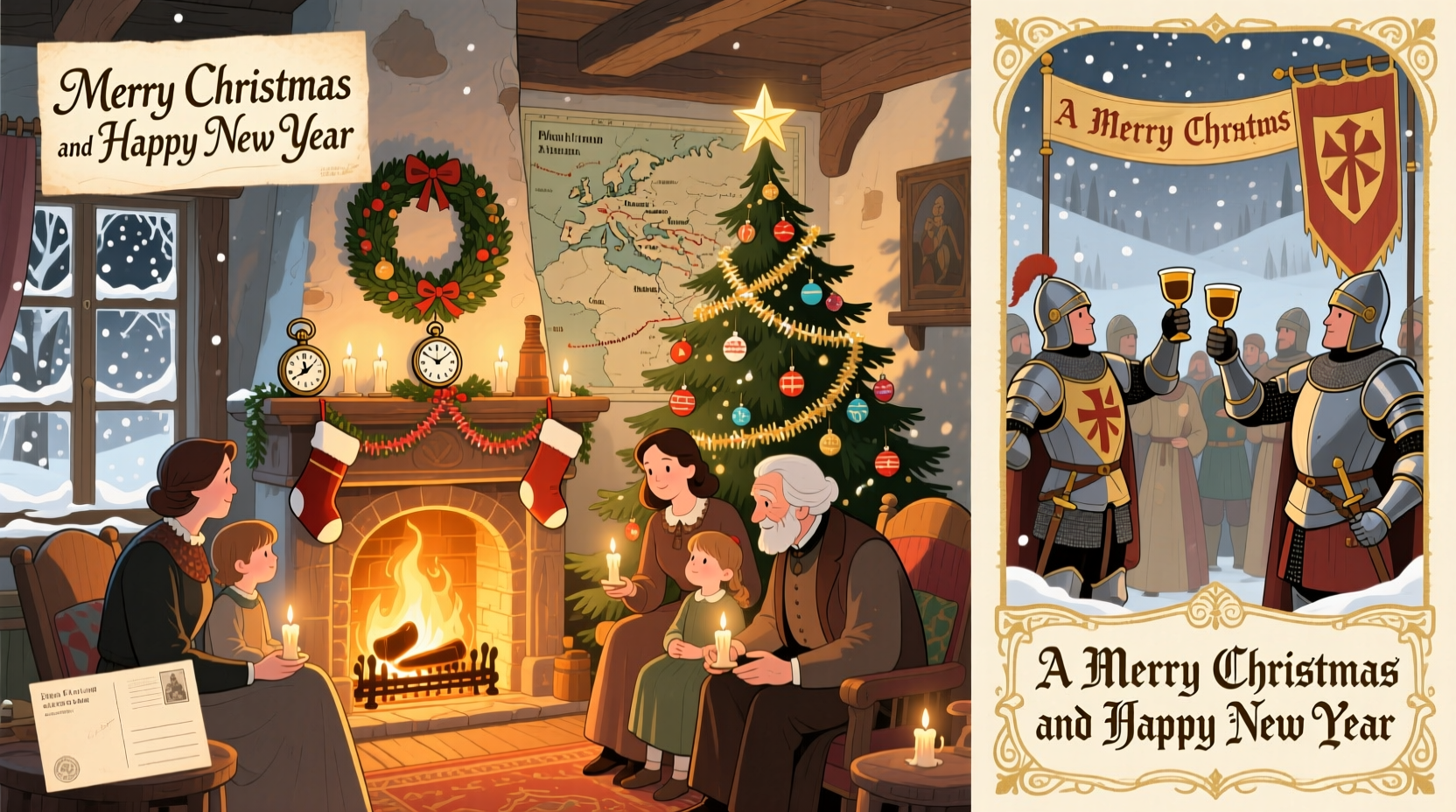 a merry christmas and happy new year