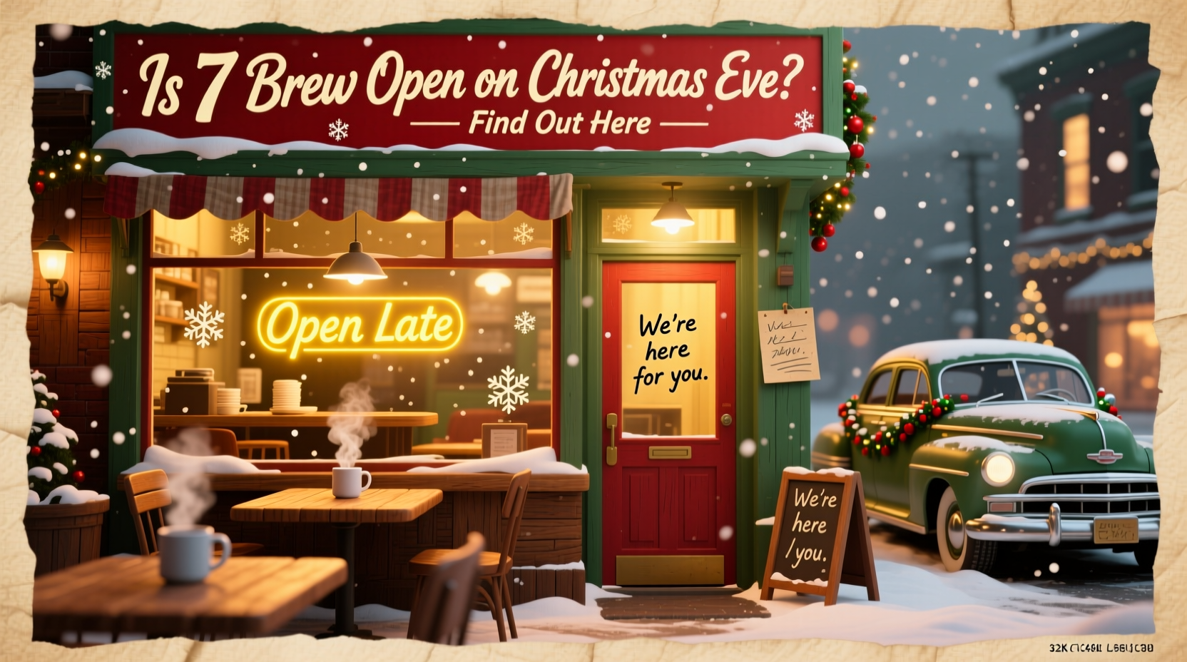 is 7 brew open on christmas eve