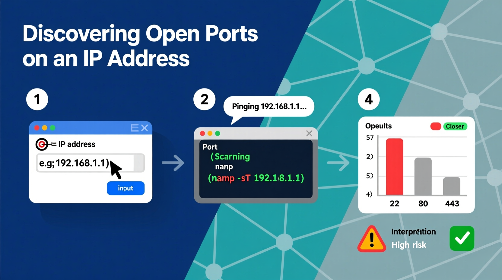 A Step By Step Guide To Discovering Open Ports On An IP Address For Network  Security