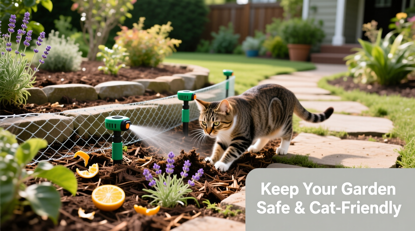 effective strategies to prevent cats from using mulch as a litter box without harming your garden