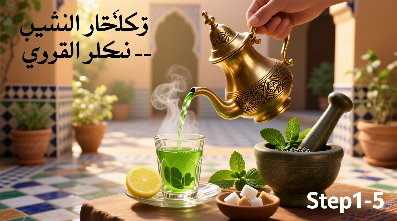 how to make mint tea moroccan