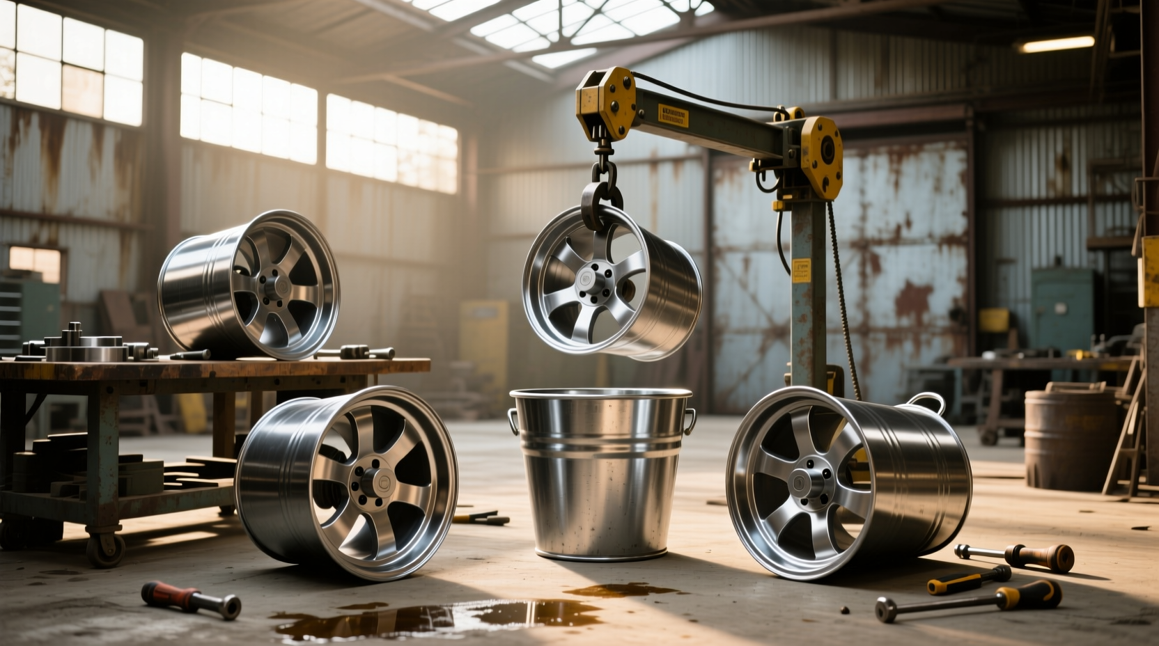 3 piece wheel barrels explained