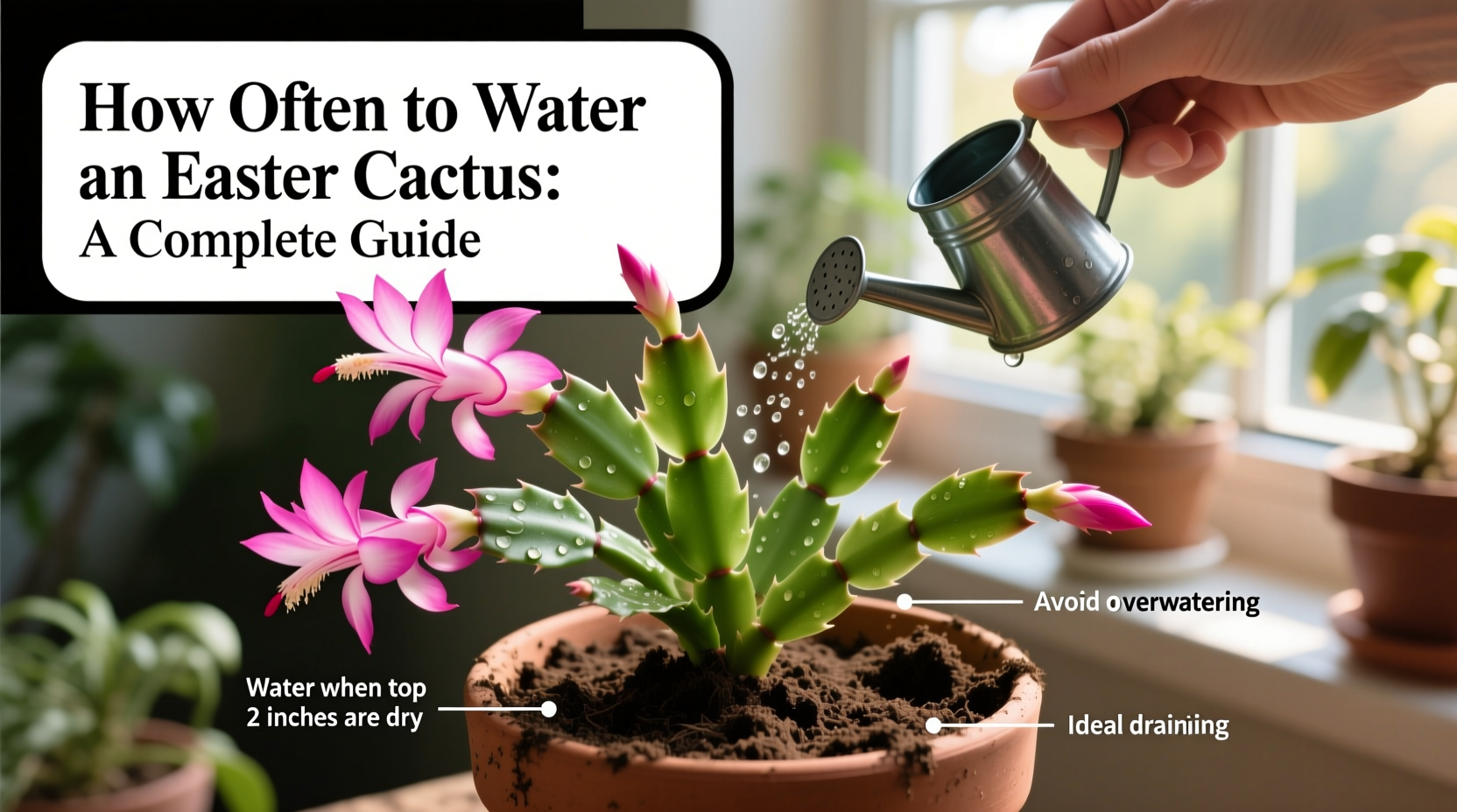 how often should you water an easter cactus