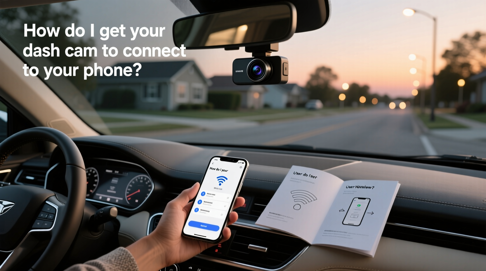 How to Choose User Manual Full HD 1080p Car Camera, How Do I Get My Dash Cam to Connect to My Phone?