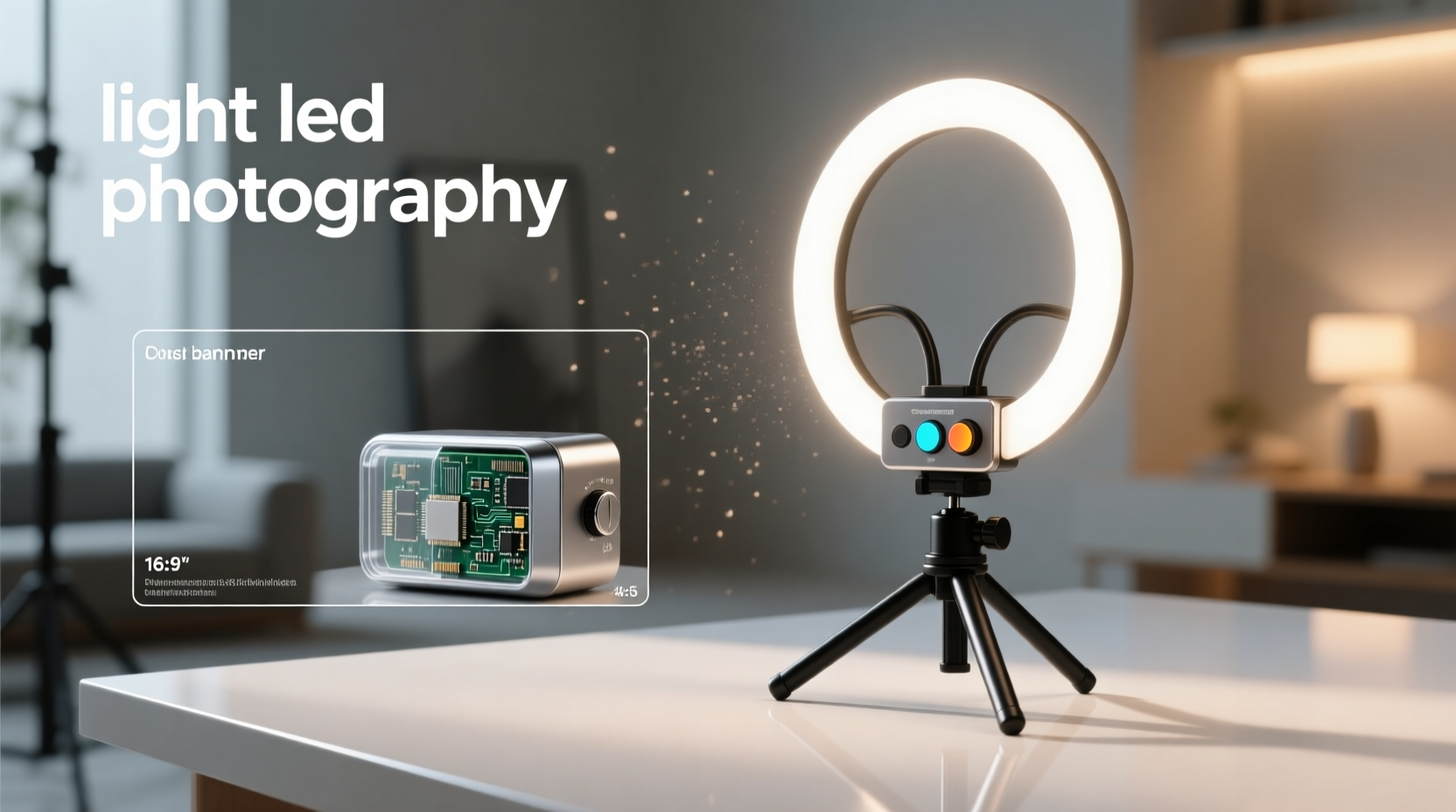 light led photography