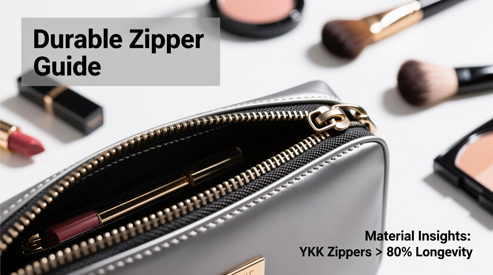 how to choose the most durable zipper for your cosmetic bag expert tips and material insights