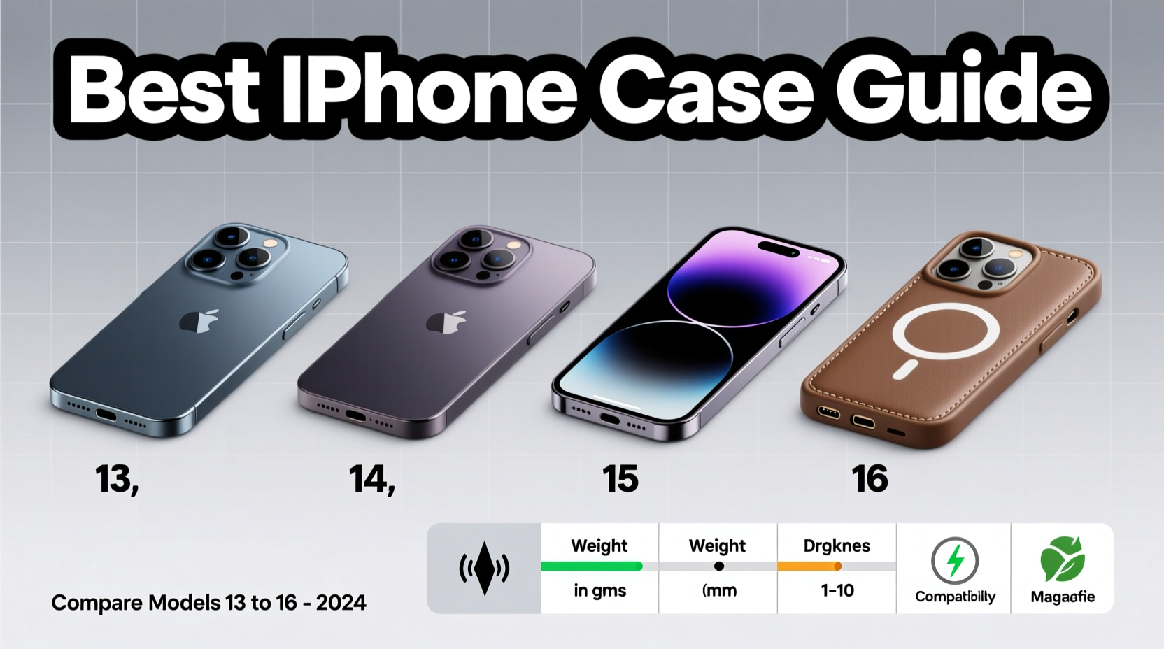 choosing the best iphone case a practical guide to comparing models 13 14 15 and 16