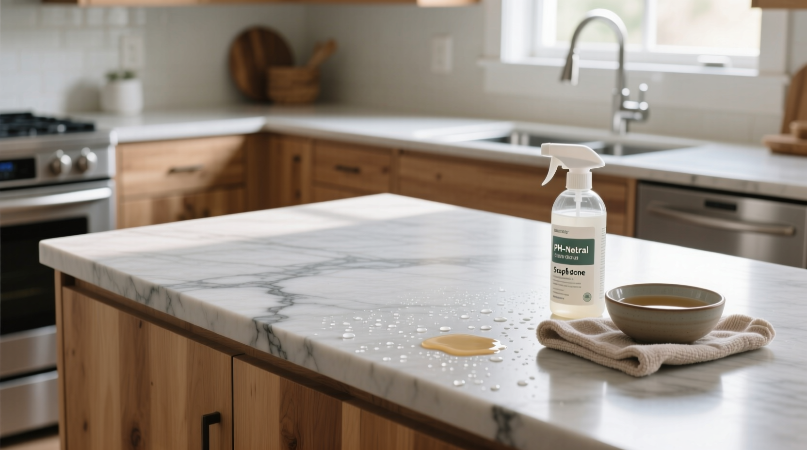 how to clean soapstone countertops