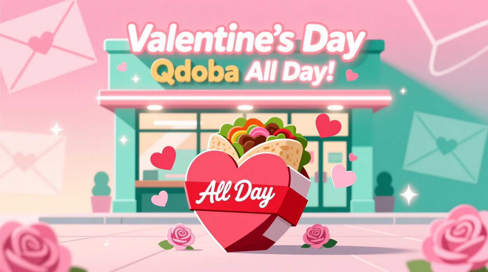 is qdoba valentines day deal all day