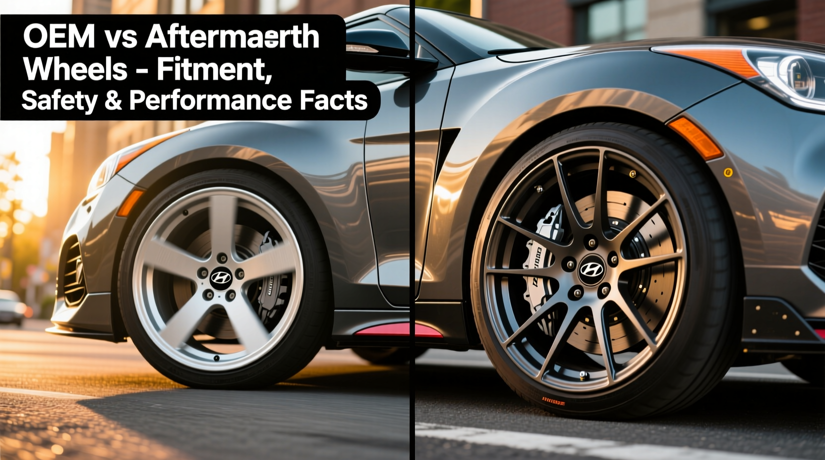 veloster n oem vs aftermarket wheel