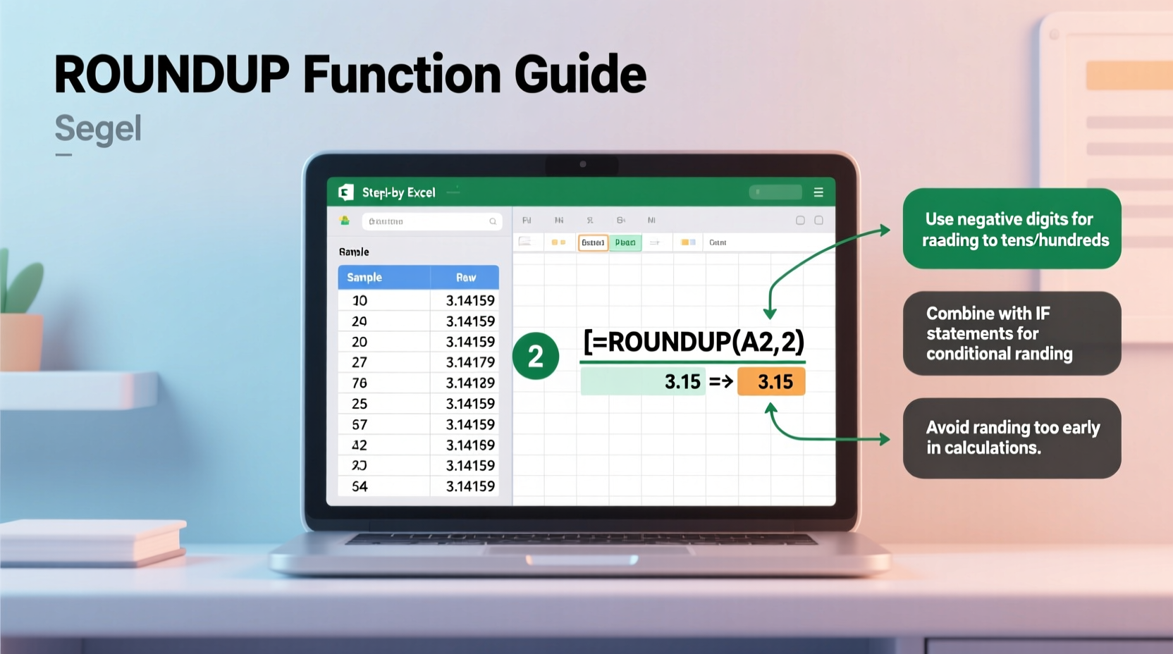 mastering the roundup function in excel a step by step guide with practical tips