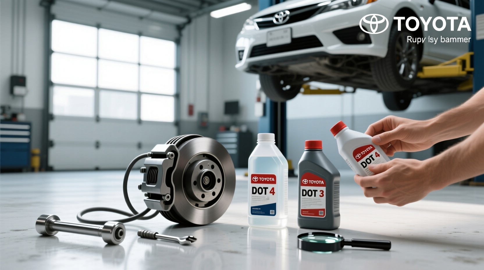 How to Choose Toyota Brake Fluid: Can I Use DOT 4 Instead of DOT 3?