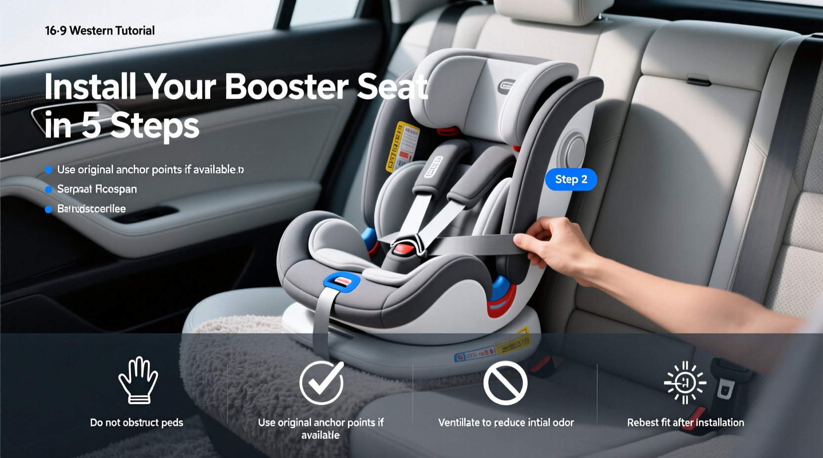 5 point booster car seat