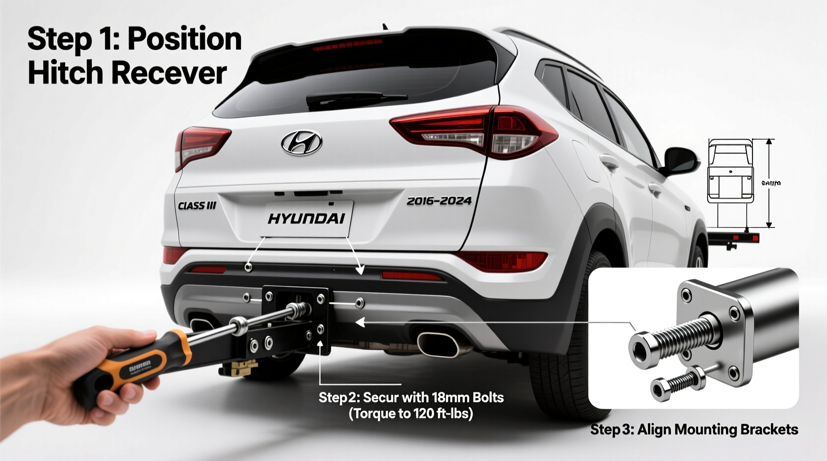 tucson tow hitch install
