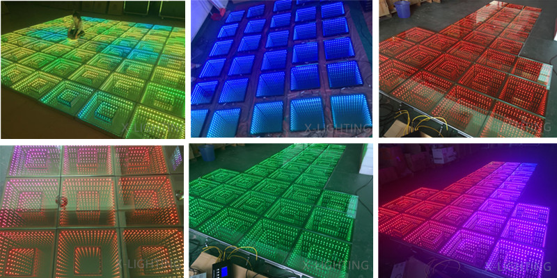 good quality Led dj dance floor price in india with wide view 3D charming dj lights